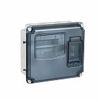 Корпус навесной IEK ЩУРн-П 1/3, прозрачная дверь, IP66, 109х250х285 мм