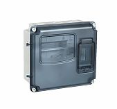 Корпус навесной IEK ЩУРн-П 1/3, прозрачная дверь, IP66, 109х250х285 мм