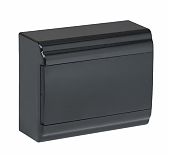 Корпус пластиковый навесной IEK Prime ЩРН-П-9, MKP13-N-01-09-41-K02, IP41, 9 модулей, черный