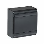 Корпус пластиковый навесной IEK Prime ЩРН-П-6, MKP13-N-01-06-41-K02, IP41, 6 модулей, черный
