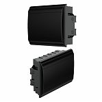 Корпус пластиковый встраиваемый IEK Prime РВ-П-12, IP41, MKP13-V-01-12-41-K02, черный