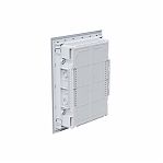 Корпус пластиковый встраиваемый КЭАЗ OptiBox Pro 24-VKR-IP40, 379800, 24 модуля, прозрачная черная дверца