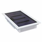 Корпус пластиковый встраиваемый КЭАЗ OptiBox Pro 36-VKR-IP40, 379800, 36 модулей, прозрачная черная дверца