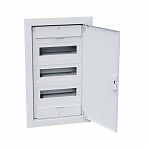 Корпус пластиковый встраиваемый КЭАЗ OptiBox Pro 36-VNR-IP40, 379804, 36 модулей, белая дверь