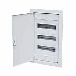 Корпус пластиковый встраиваемый КЭАЗ OptiBox Pro 36-VNR-IP40, 379804, 36 модулей, белая дверь