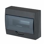 Корпус пластиковый навесной IEK Krepta 3, ЩРН-П-12, MKP12-N-12-41-K02,  IP41, черный