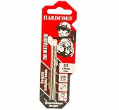 Сверло по металлу Hardcore 141035, 3.5 мм, кобальтовое, спиральное, в упаковке 2 штуки