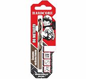 Сверло по металлу Hardcore 141060, 6 мм, кобальтовое, спиральное, цилиндрический хвостовик