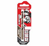 Сверло по металлу Hardcore 141075, 7.5 мм, кобальтовое, спиральное, хвостовик цилиндрический