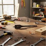 Сверло перовое Hanskonner H1055-07-25, по дереву, шестигранный хвостовик, 25 мм