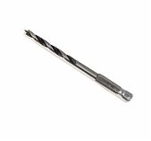 Сверло по дереву Gepard GP0422-05, 5х52х106 мм, спиральное, хвостовик шестигранный