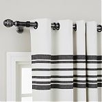 Карниз Legrand Валанс с U-шиной 2.4 м, двухрядный, черное серебро, патина