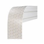 Карниз Legrand Твил 58114600, с поворотами, 2-х рядный, латунь, 3000 мм