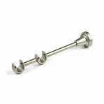 Карниз металлический АС Март Grace D19K/19Г, трубный, двухрядный, сатин, длина 3 м