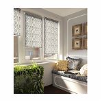 Штора рулонная Legrand Дамаск 58072999, полиэстер, серебро, 570х1750 мм