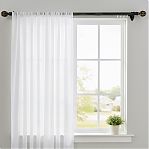 Карниз двухрядный круглый Венеция, Черненое золото, 3 м, настенный, металл, крепеж, крючки