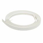 Карниз для штор Гибкий, длина 3.5 м, ПВХ, белый, универсальный, комплект крепления, крючки