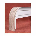 Карниз Legrand Шервуд 58146446, с поворотами, 2-х рядный, бежевый, 2400 мм