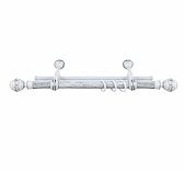 Карниз Legrand Валанс с U-шиной, 2 м, 2-х рядный, белое серебро/патина