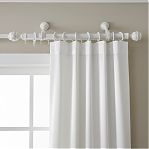 Карниз Legrand Валанс с U-шиной, 3 м, 2-х рядный, белое серебро/патина