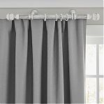 Карниз Legrand Валанс с U-шиной, 3 м, 2-х рядный, белое серебро/патина