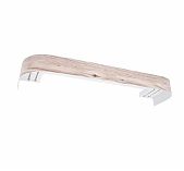 Карниз Legrand Шервуд 58146448, с поворотами, 2-х рядный, бежевый, 3000 мм