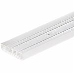 Карниз потолочный LmDecor Лайт 302280, прямой, ПВХ, 3-х рядный, белый, 2800 мм
