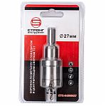 Коронка по металлу с победитом 27 мм