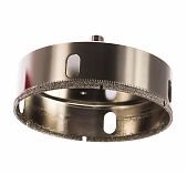 Коронка алмазная по кафелю и керамограниту Hardcore 152100, 100 мм, цилиндрический хвостовик