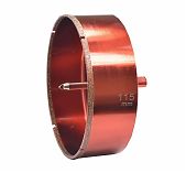 Коронка алмазная Hardcore 154115, 115 мм, с направляющим сверлом, по керамограниту и мрамору 