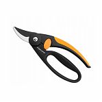 Секатор Fiskars Р44, 111440, плоскостной, с петлей для пальцев, черный