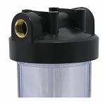 Колба фильтра Kristal Filter Big Blue 10" T 1" для холодной воды, полипропилен, прозрачная