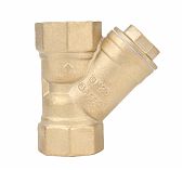 Фильтр косой ВР-ВР Gappo G1240.09, сетчатый, латунный, 30 бар, 2"