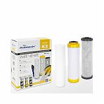 Комплект картриджей Аквабрайт К-2 Умягчение для очистки воды 