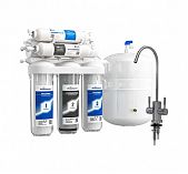 Система очистки воды 6 ступеней Аквабрайт АБФ-ОСМО-6 с отдельным краном, 1/2 дюйма