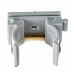 Держатель для труб Промрукав PR13.0120, с защелкой, клипса для монтажного пистолета, диаметр 20 мм