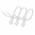 Хомут под винт Вихрь 73/9/1/33 нейлон 3.6х150 мм, упаковка 100 шт, белый