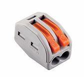 Клемма строительно-монтажная Stekker LD222-412 32396, 2-проводная