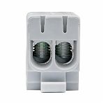 Клемма силовая вводная двойная EKF PROxima КСВ 16-50, plc-kvs2-16-50-grey, серая