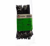 Стяжка кабельная Fortisflex КСС 49410 нейлон 4х150, упаковка 100 шт,  черный