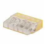 Клемма Tokov Electric CМК 2273-205 EU2.5 415 5-проводная прозр. (блистер 5 шт)