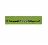 Клеммник силовой винтовой ABB NK/S16 100А, термопласт, зеленый, 655106