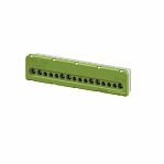 Клеммник силовой винтовой ABB NK/S16 100А, термопласт, зеленый, 655106