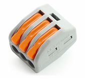Клемма строительно-монтажная Stekker LD222-413 32397, 3-проводная