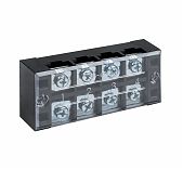 Колодка клеммная EKF TB-4504 до 4.5 кв.мм, 4 пары, 45 А, термопласт, черная