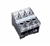 Колодка клеммная EKF BZD-10003 до 10 кв.мм, 50 А, полиамид, черная