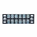 Колодка клеммная EKF TB-1506 до 1.5 кв.мм, 6 пар, 15 А, термопласт, черная