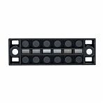 Колодка клеммная EKF TB-4506 до 4.5 кв.мм, 6 пар, 45 А, термопласт, черная