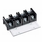 Колодка клеммная EKF TC-604 до 16 кв.мм, 4 пары, 60 А, термопласт, черная
