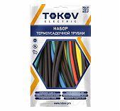 Набор трубок термоусадочных Tokov Electric TKE-THK-8-0.1-7С, размер 8/4, 100 мм, 21 шт